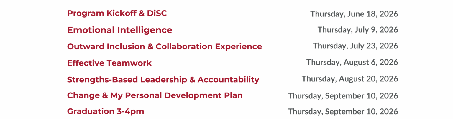 emerging leader program